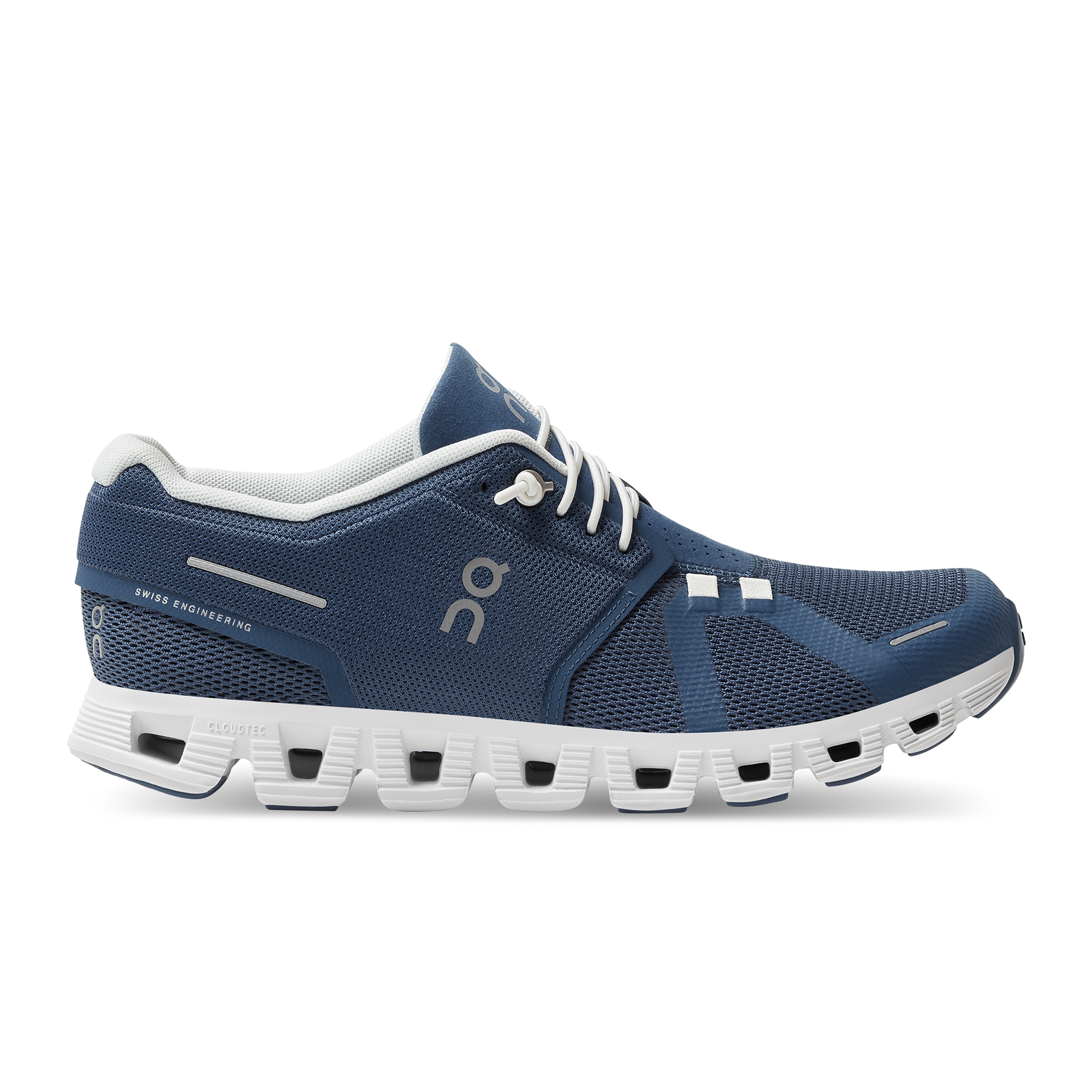 on Cloud5 White　26.5 ON Cloud 5 - Denim - White – Fit2Run